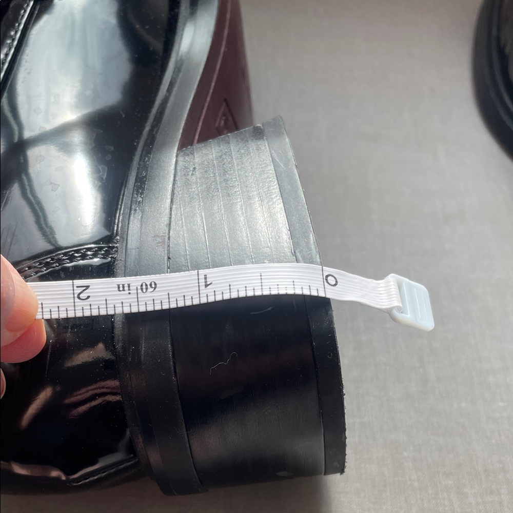 Franco Sarto Gloria Black Loafers with Gold Accent Size 7.5 - Picture 10 of 13